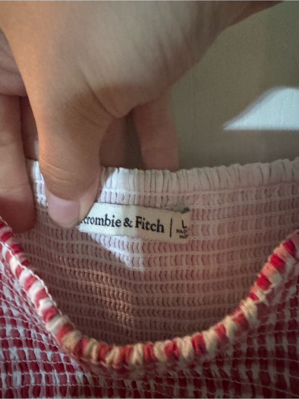 Abercrombie Red Gingham Sundress - Picture 3 of 3